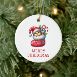 Niedliches Weihnachtsfest Keramik Ornament