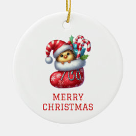 Niedliches Weihnachtsfest Keramik Ornament