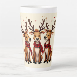 Niedliches Weihnachtsfest mit Karierten Schnitten Milchtasse