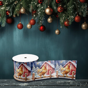 Niedliches Weihnachtsfest Satinband