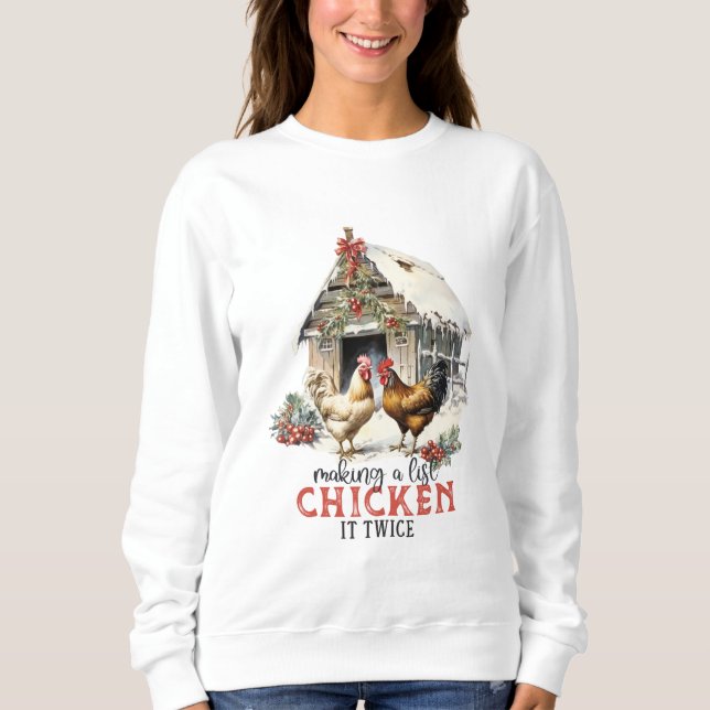 Niedliches Weihnachtsfest Sweatshirt (Vorderseite)