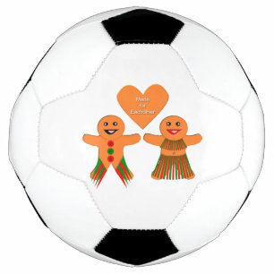 Niedliches Weihnachtsgebäck Fußball