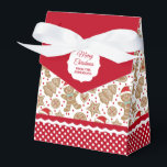 Niedliches Weihnachtsgebäck Gefälligkeitskasten Geschenkschachtel<br><div class="desc">Ein niedliches Weihnachtskuchenmuster schmückt diese Geschenkbox. So niedlich für die Weitergabe Weihnachtskekse und Leckereien. Personalisieren Sie es mit Ihrem Namen. Entworfen für Sie von BlackBerry Boulevard.</div>