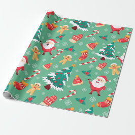 Niedliches Weihnachtsgebäck Geschenkpapier