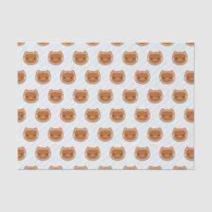 Niedliches Weihnachtsgebäck Katze Seidenpapier