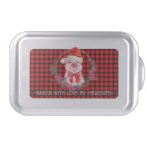 Niedliches Weihnachtsgebäck mit Buffalo Kariertes 