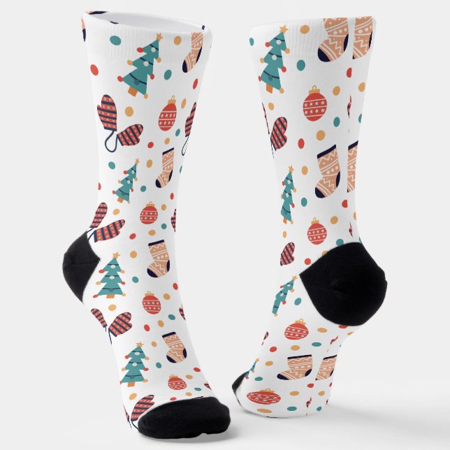 Niedliches Weihnachtsgeschenk Socken (Gewinkelt)