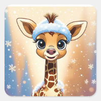 Niedliches WeihnachtsGiraffe in Beanie Hat MY EIGE