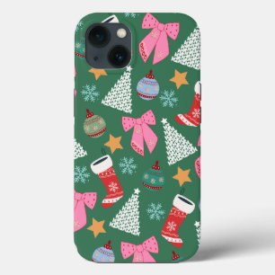 Niedliches Weihnachtsgrün Case-Mate iPhone Hülle