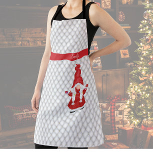 Niedliches Weihnachtsmädchen Personalisiert Schürze