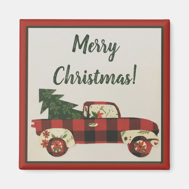 Niedliches Weihnachtsmagnet Magnet (Vorne)