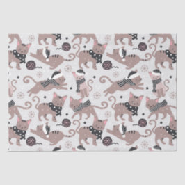 Niedliches Weihnachtsmuster Seidenpapier