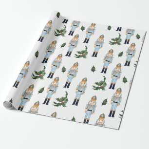 Niedliches WeihnachtsNutcracker-Muster Geschenkpapier
