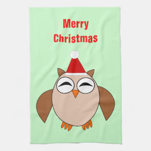 Niedliches Weihnachtsschale Anpassbare Küchentüche Küchentuch