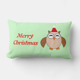 Niedliches Weihnachtsschale individuell anpassbare Lendenkissen