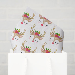 Niedliches Weihnachtsschauspiel Seidenpapier
