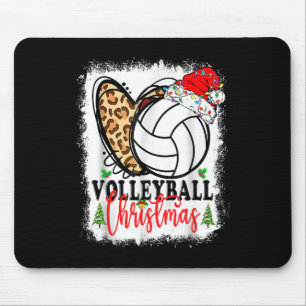 Niedliches Weihnachtsvolleyball Herzschlag Weihnac Mousepad