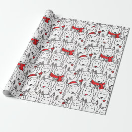 Niedliches Weihnachtswackelpapier Geschenkpapier