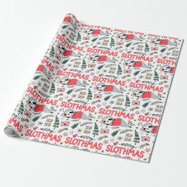 Niedliches Weihnachtswackelpapier Geschenkpapier