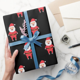 Niedliches Weihnachtswaschpapier Geschenkpapier