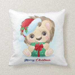 Niedliches Weihnachtswasser Kinderzimmer Kissen