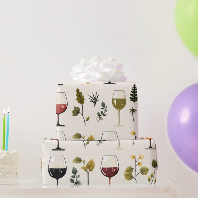 Niedliches Weinfasspapier Geschenkpapier (Partygeschenke)