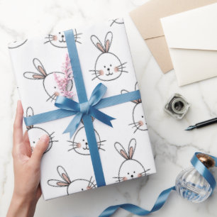 Niedliches weißes Ostersonniges Muster Geschenkpapier