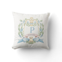 Niedliches Welpe Blue Ribbon-Wappen | Baby Jungen