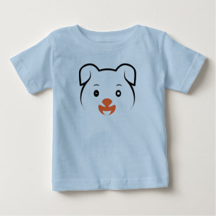 Niedliches Welpenwink Baby T-shirt