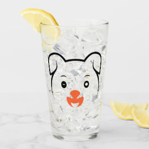 Niedliches Welpenwink Glas