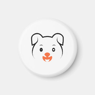 Niedliches Welpenwink Magnet