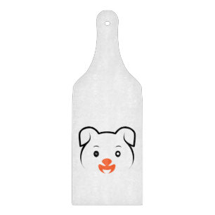 Niedliches Welpenwink Schneidebrett