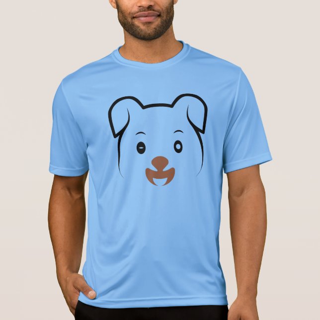 Niedliches Welpenwink T-Shirt (Vorderseite)