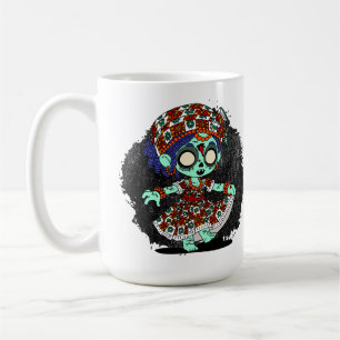 Niedliches Westafrikanisches Zombie Kaffeetasse