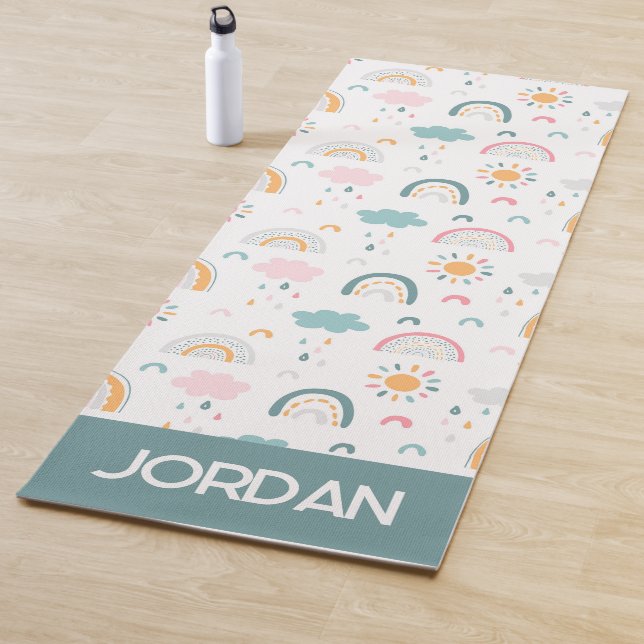 Niedliches Wettermuster Yogamatte (Beispiel)