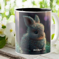 Niedliches Whimsisches Kaninchen-Wald Tier Persona