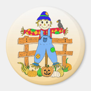 Niedliches Whimsisches Wirbelsturm Halloween oder Magnet