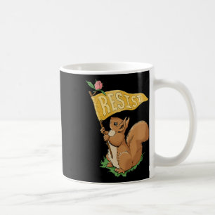 Niedliches Widerstands Eichhörnchen Anti-trump Kaffeetasse