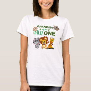 Niedliches Wild One Jungle Safari Zoo T-Shirt