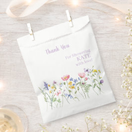 Niedliches Wildblume Party Geschenktütchen