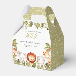 Niedliches Wildtier-Kinderdusche Geschenkschachtel