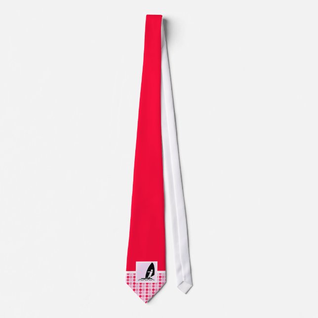 Niedliches Windsurfing Krawatte (Vorderseite)