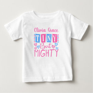 Niedliches, winziges, aber mächtiges Personalisier Baby T-shirt