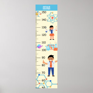 Niedliches Wissenschaftswachstumsdiagramm Poster