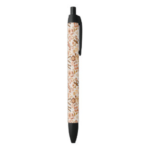 Niedliches Woodland Baby Deer Blumenmuster Kugelschreiber