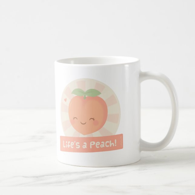 Niedliches Wortspiel-Leben ist eine Kaffeetasse (Rechts)