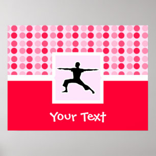 Niedliches Yoga Poster