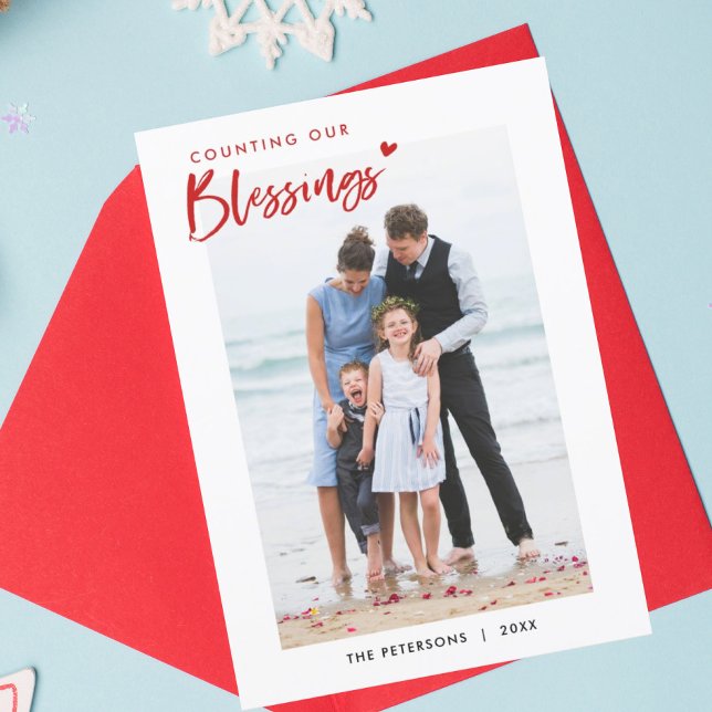 Niedliches Zählen unserer Weihnachtskarten für die (Von Creator hochgeladen)