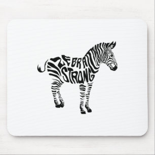 Niedliches Zebra Strong Ehlers Danlos Syndrome Bew Mousepad