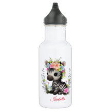 Niedliches Zebra Zebra Kinder Schule Wild Personal